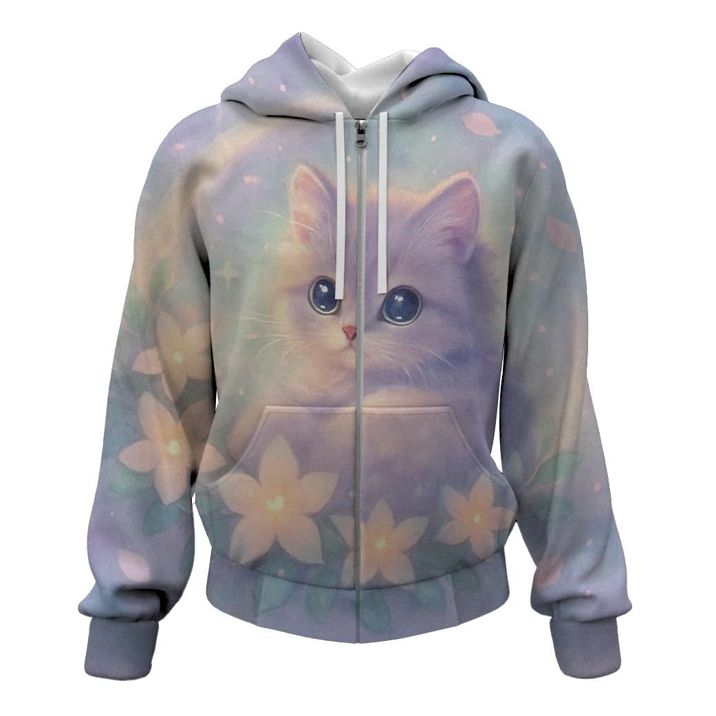 Starflower Kitten Dream custom hoodies