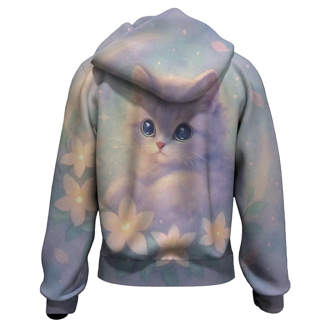 Starflower Kitten Dream custom hoodies