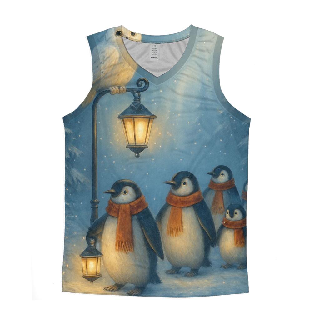 Polar Night Lantern Parade personalized athletic tanks