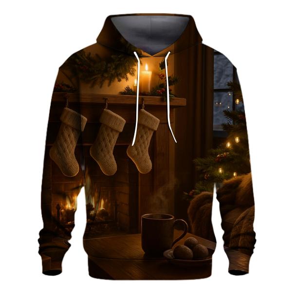 Wreaths Under Starlight premium hoodies