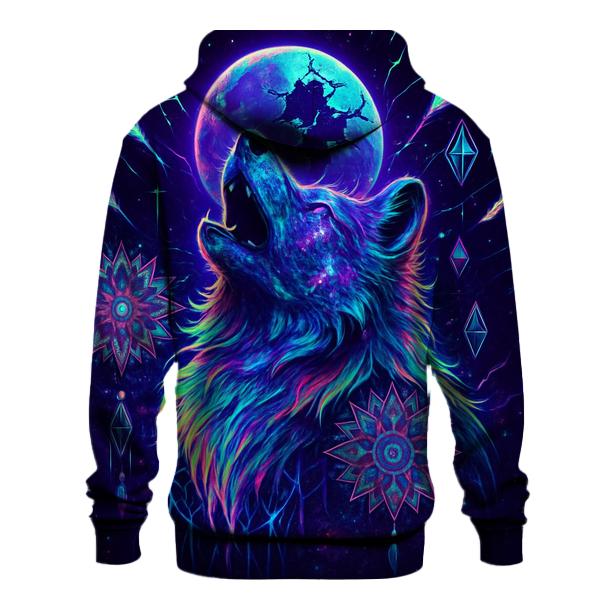 Nebula Wolf Sentinel embroidered hoodies