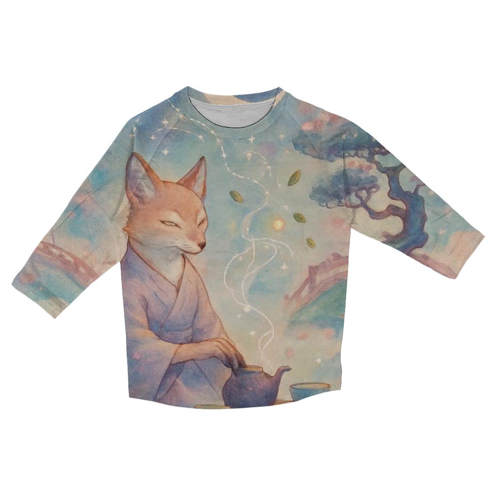 Starlit Tea Ceremony designer 3/4 sleeve blouses