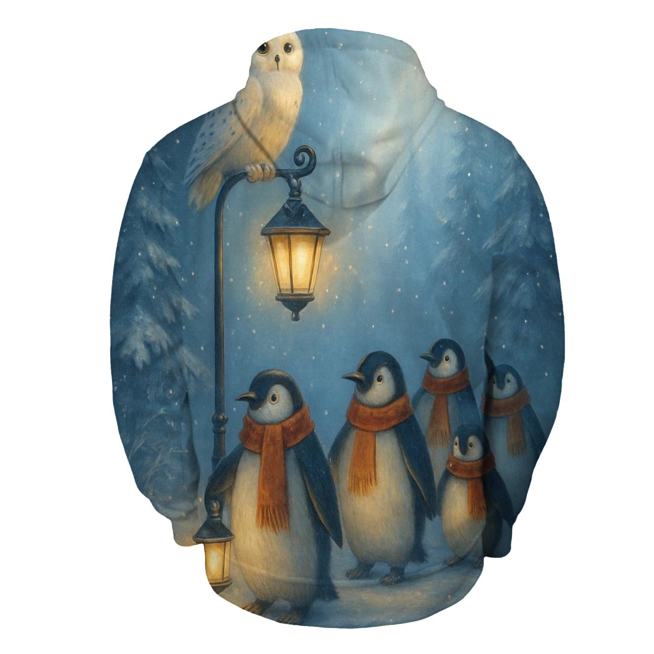 Polar Night Lantern Parade heavyweight hoodies