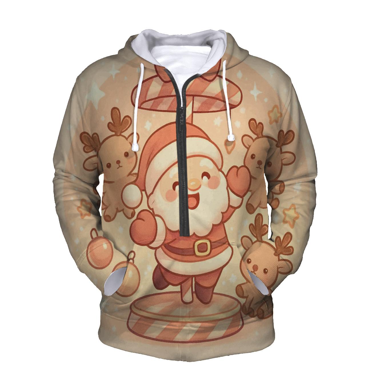 Candy Carousel Chibi Santa hoodie trends