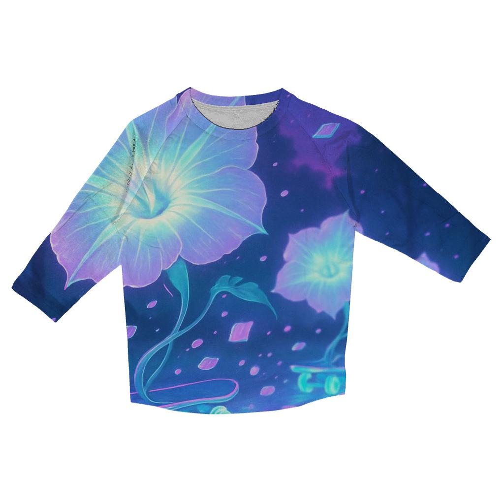 Moonflower Skate Caravan cotton quarter sleeve shirts