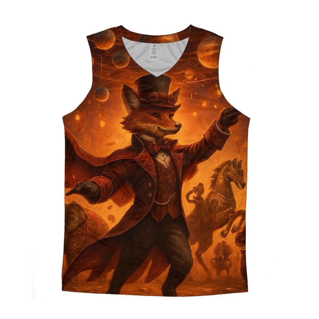 Clockwork Carnival Fox designer workout tanks