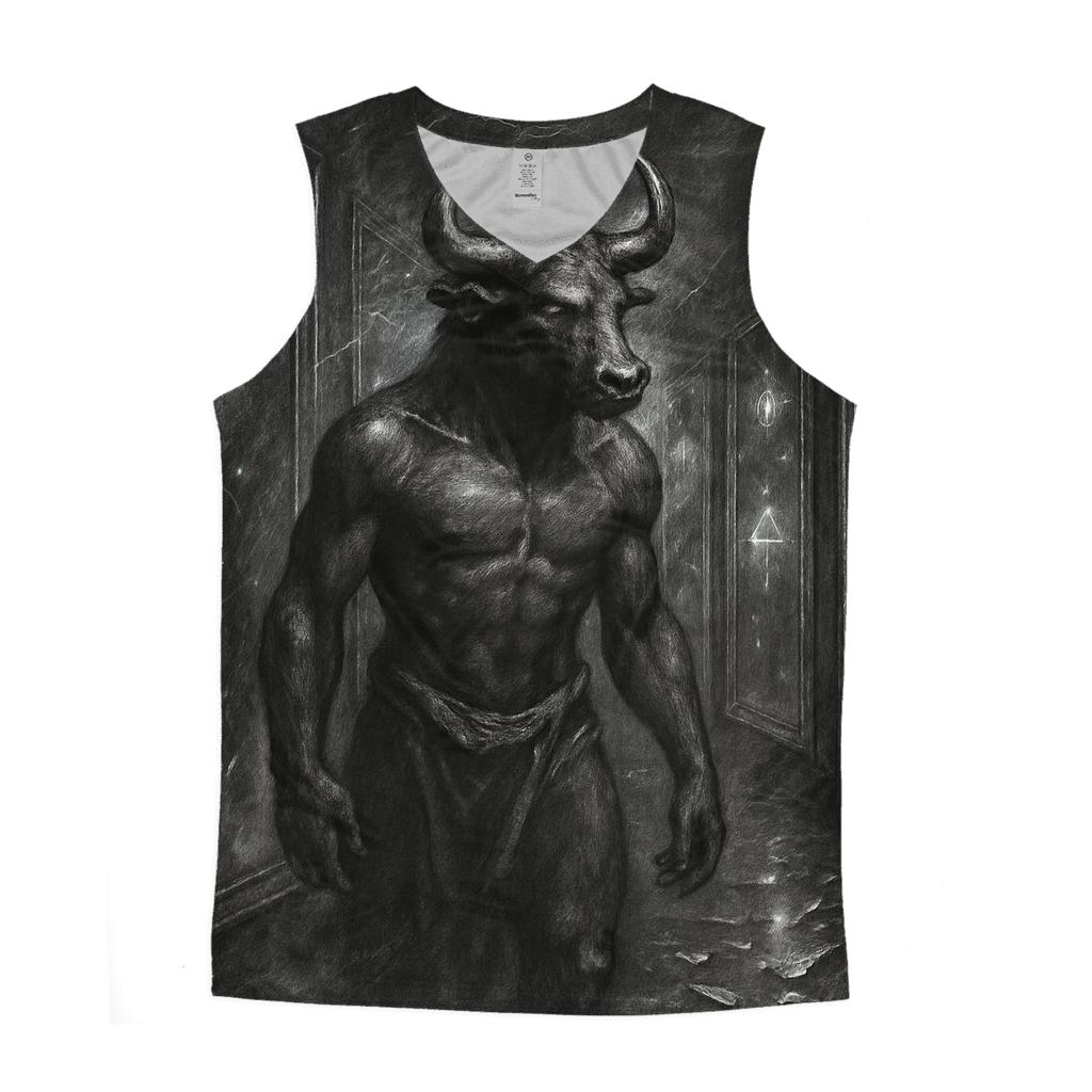 Mirrored Maze Minotaur stylish racerback tanks