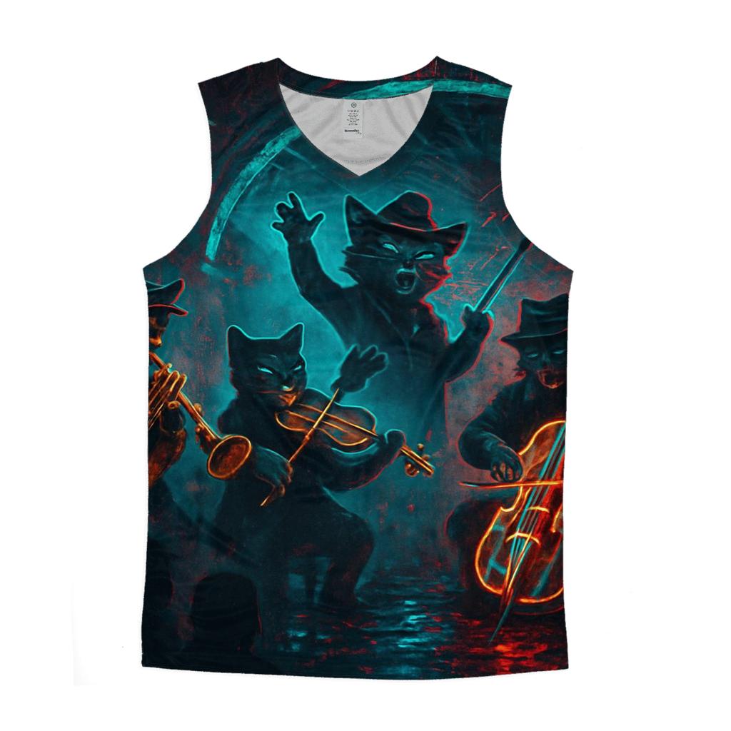 Chromatic Alley Orchestra trendy fitted tank tops