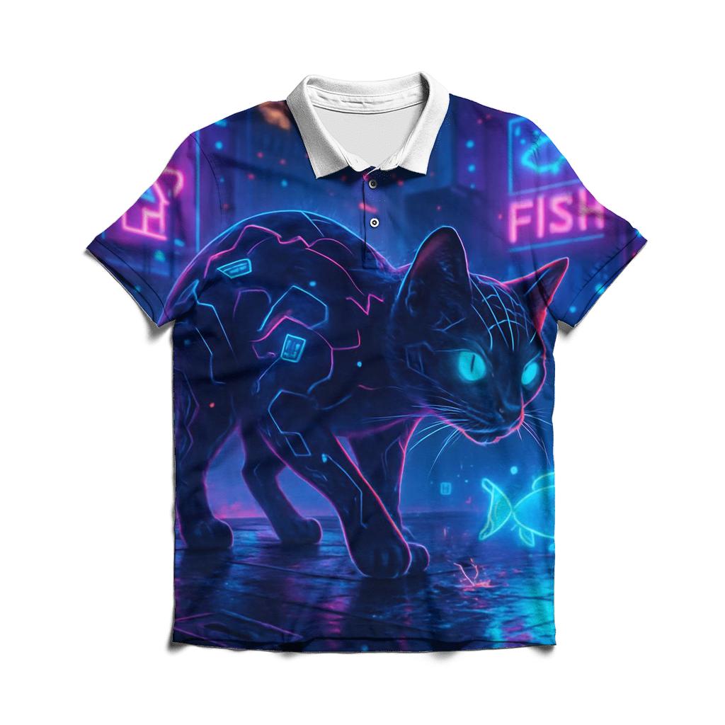 Quantum Alley Cat personalized polo shirts