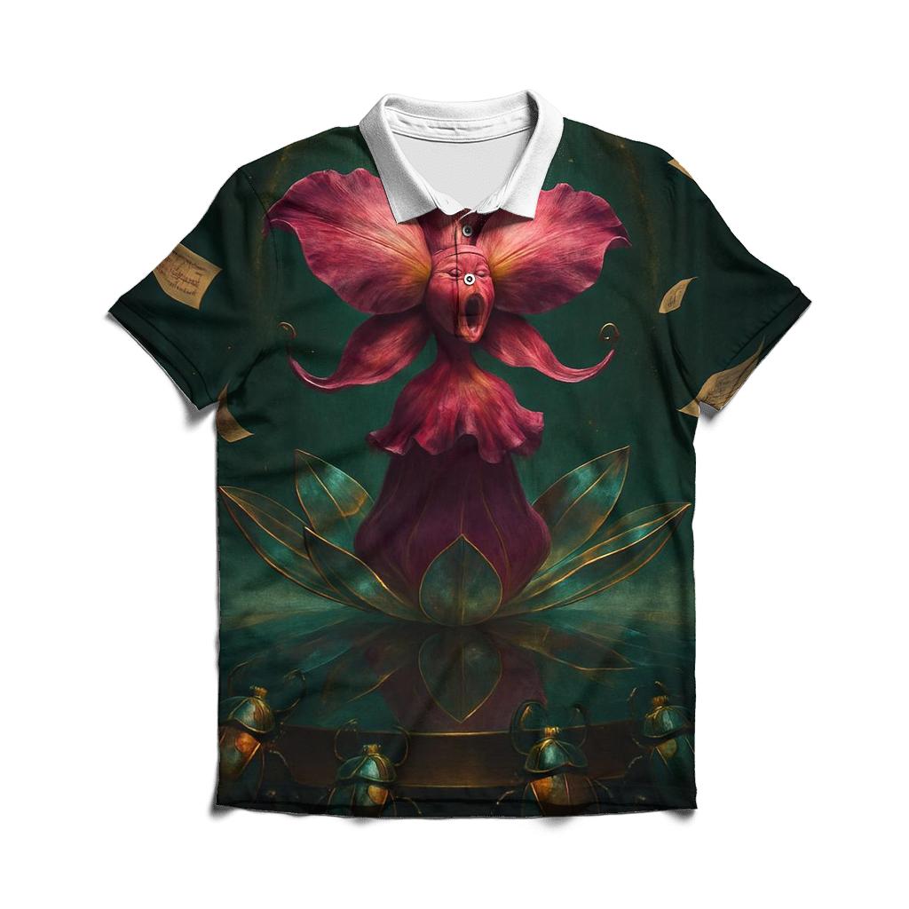 Mirror Jungle Opera custom polo shirts