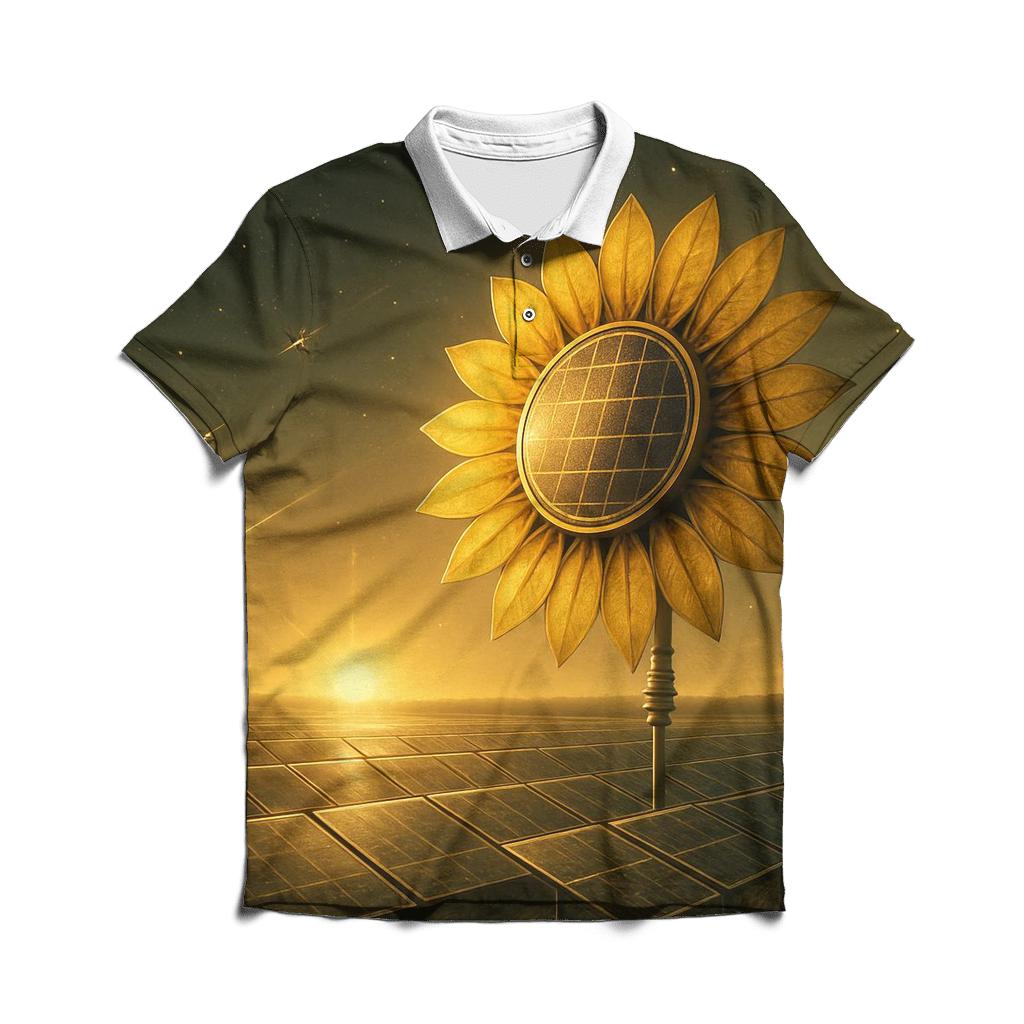 Sunflower Satellite Beacon personalized polo shirts