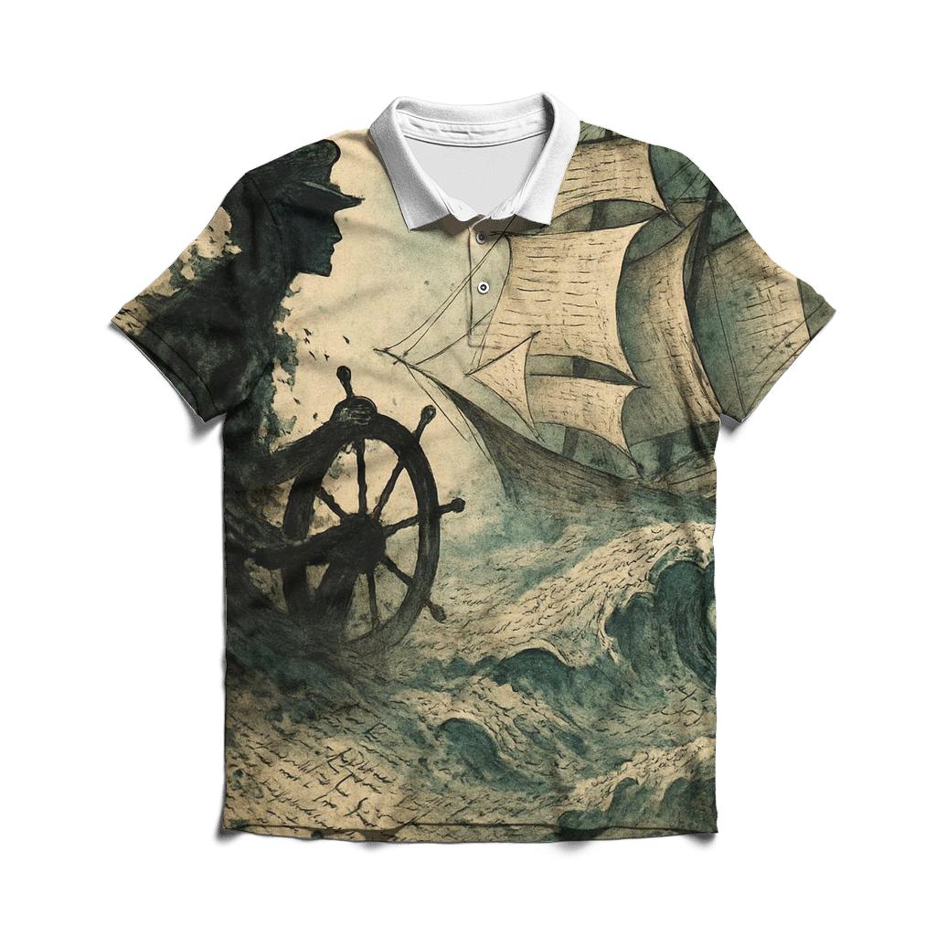 Inkbound Sea Captain classic pique polos