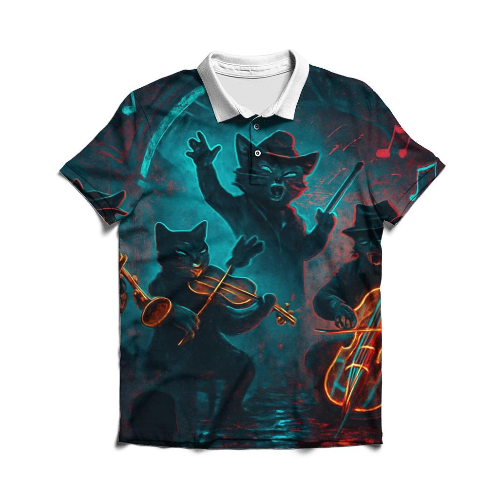 Chromatic Alley Orchestra designer slim fit polos