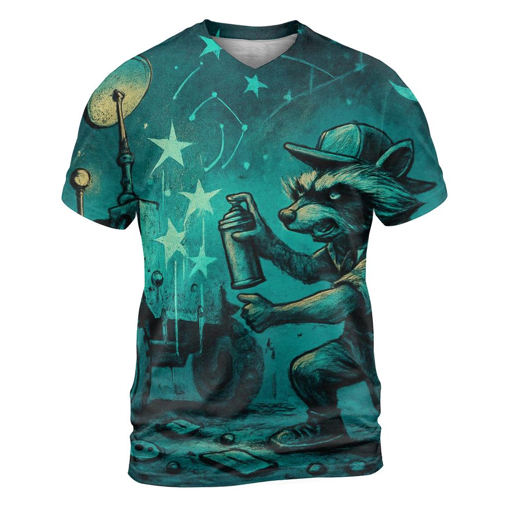 Graffiti Moon Mechanic designer pattern shirts