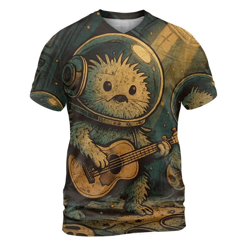 Dustbunny Astronaut Band unique graphic print tees