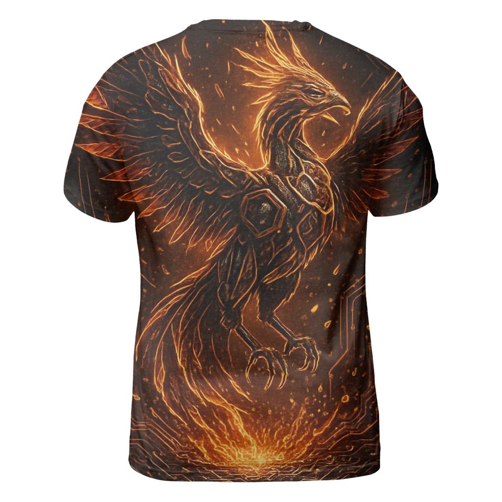 Phoenix Circuit Rising statement graphic shirts