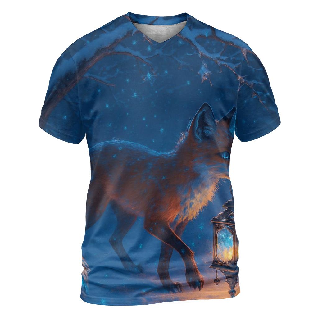 Frostfire Lantern Fox custom all-over print shirts