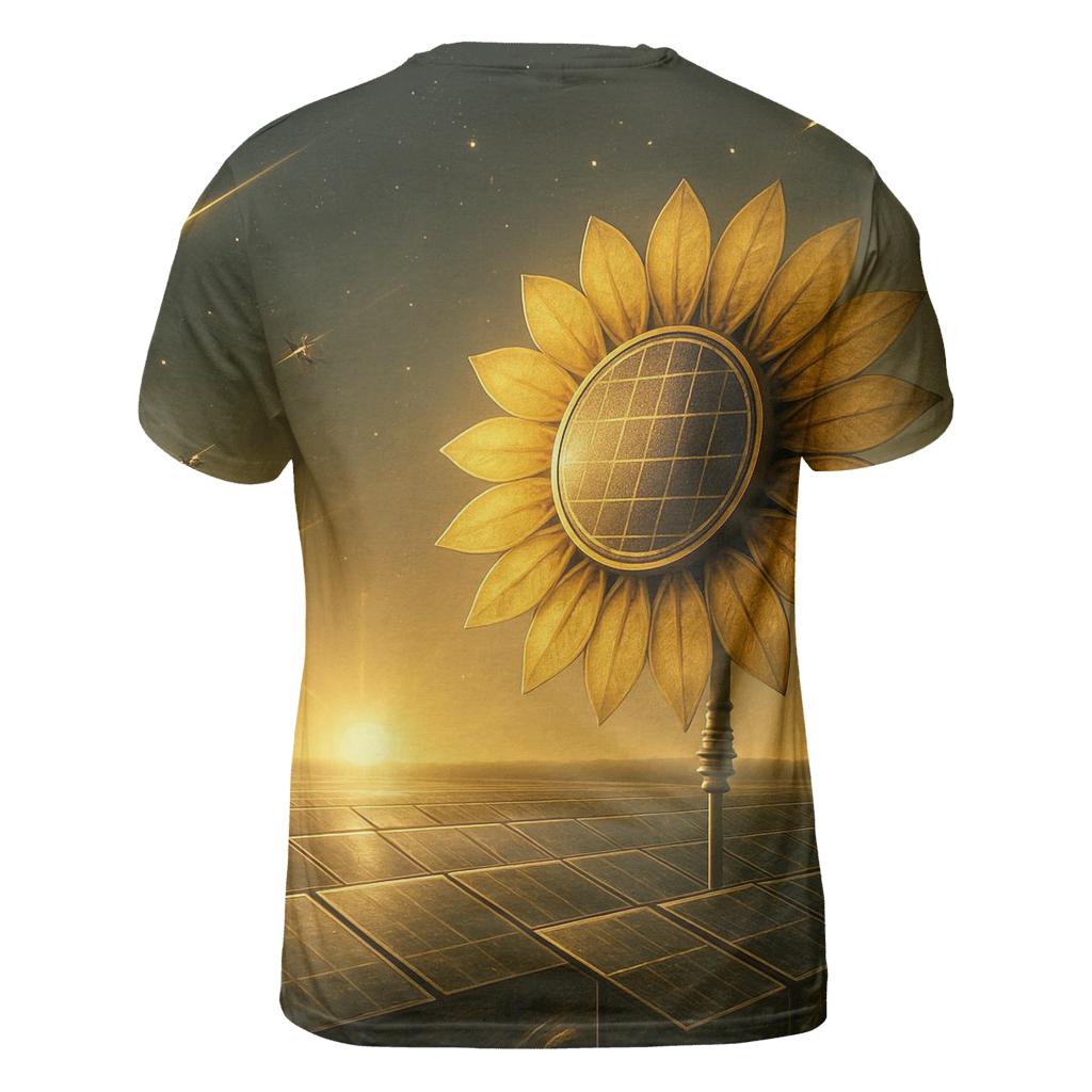 Sunflower Satellite Beacon artistic all-over print tops