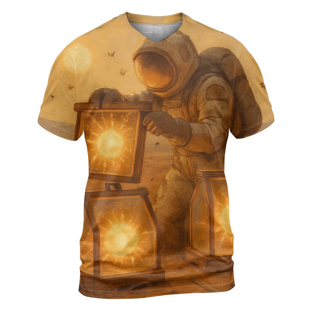 Rustic Starship Beekeeper custom all-over print shirts