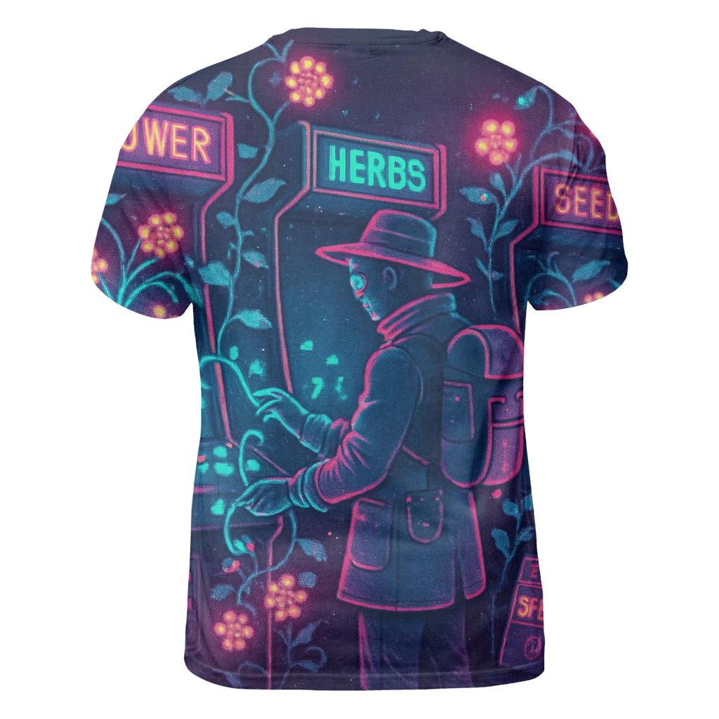 Lucid Arcade Botanist creative print fashion shirts