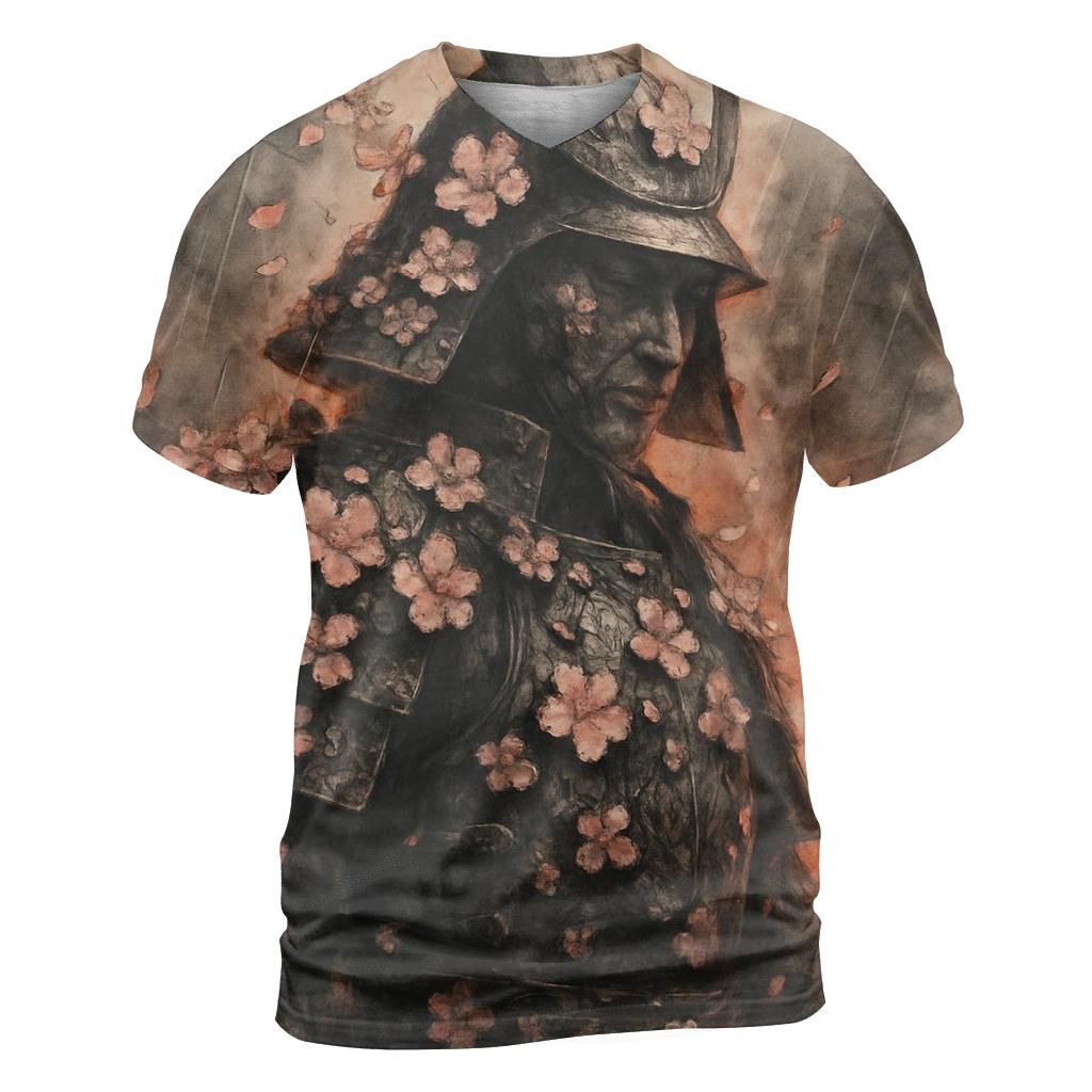 Iron Blossom Samurai statement graphic shirts