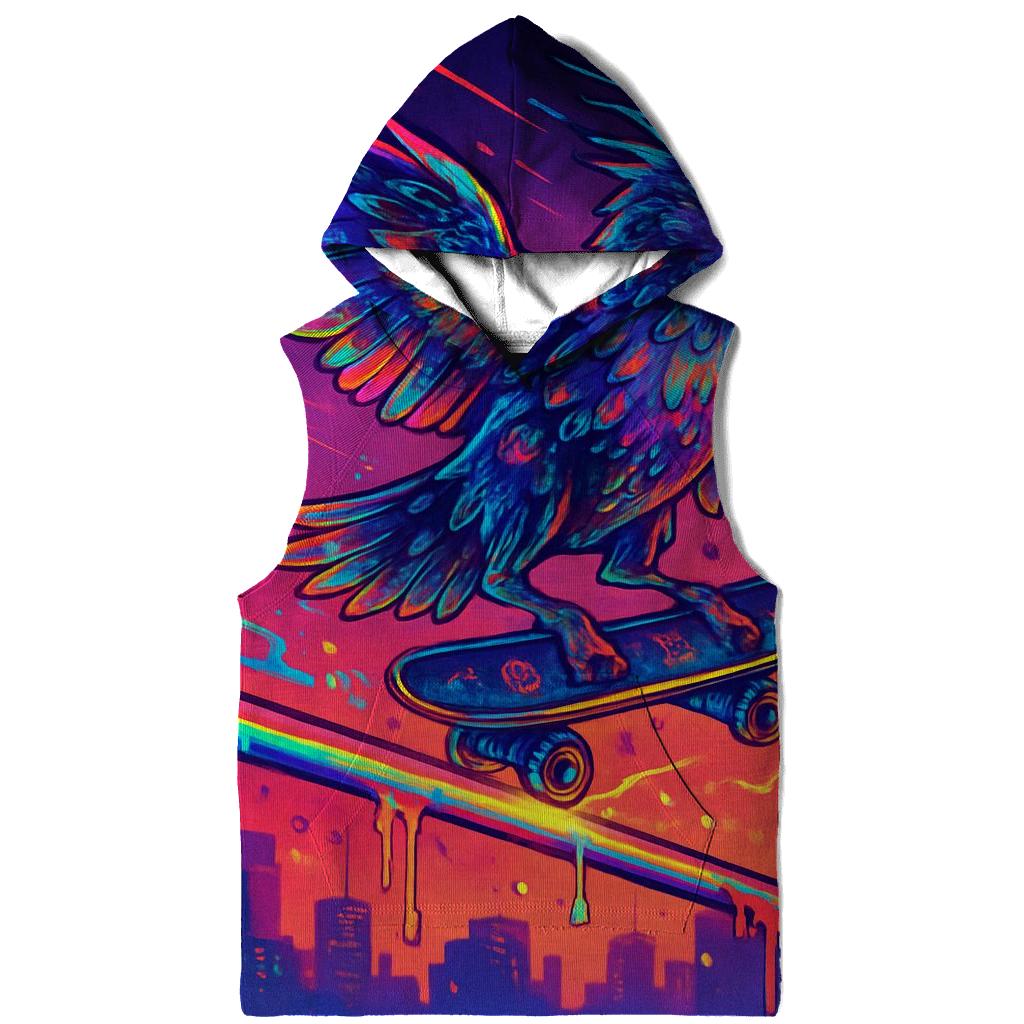 Neon Dream Skatebird designer hoodies