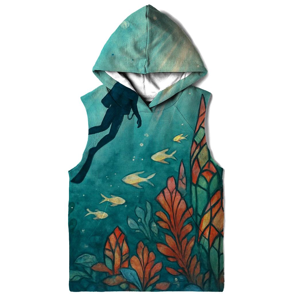 Glass Reef Diver hoodie styles