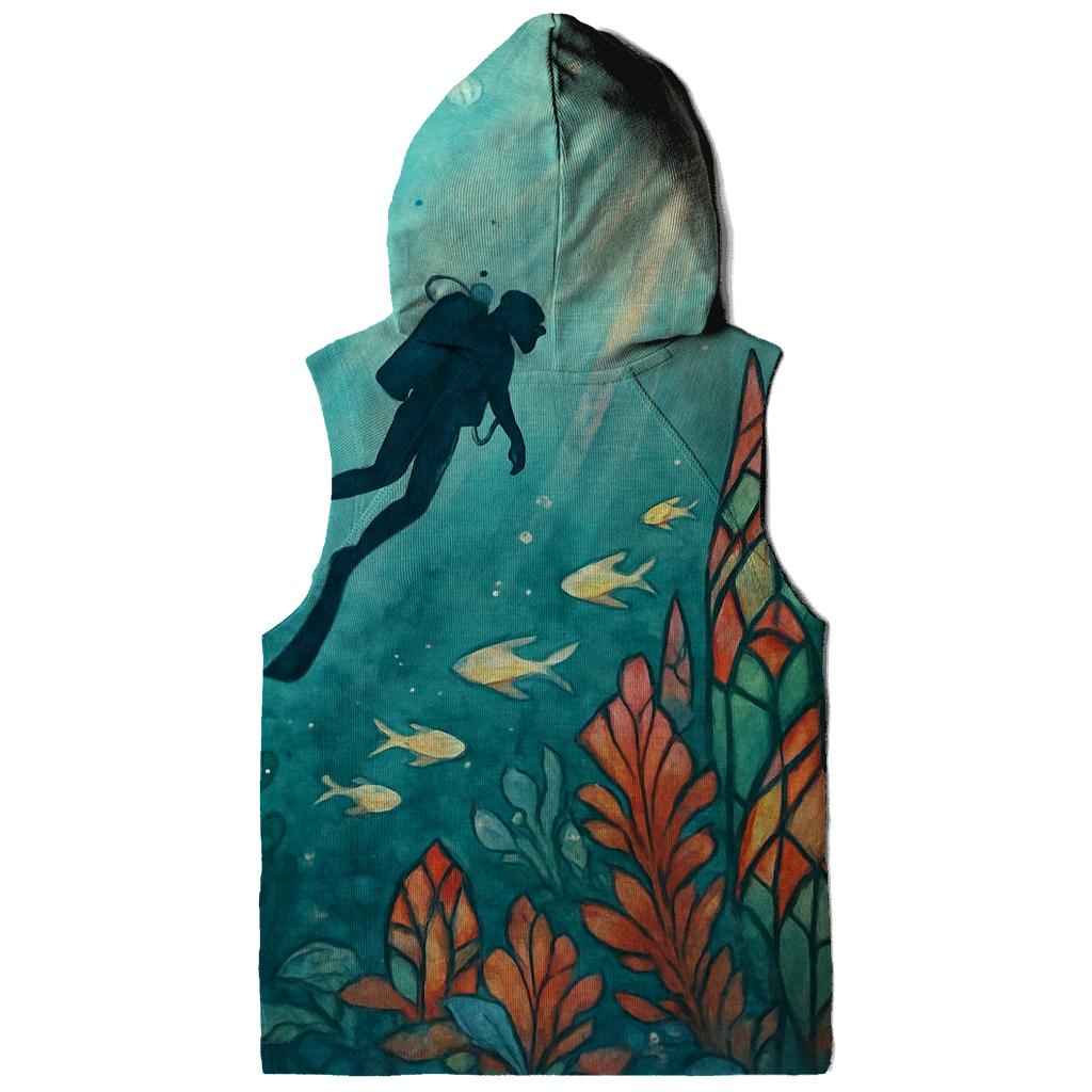 Glass Reef Diver hoodie styles