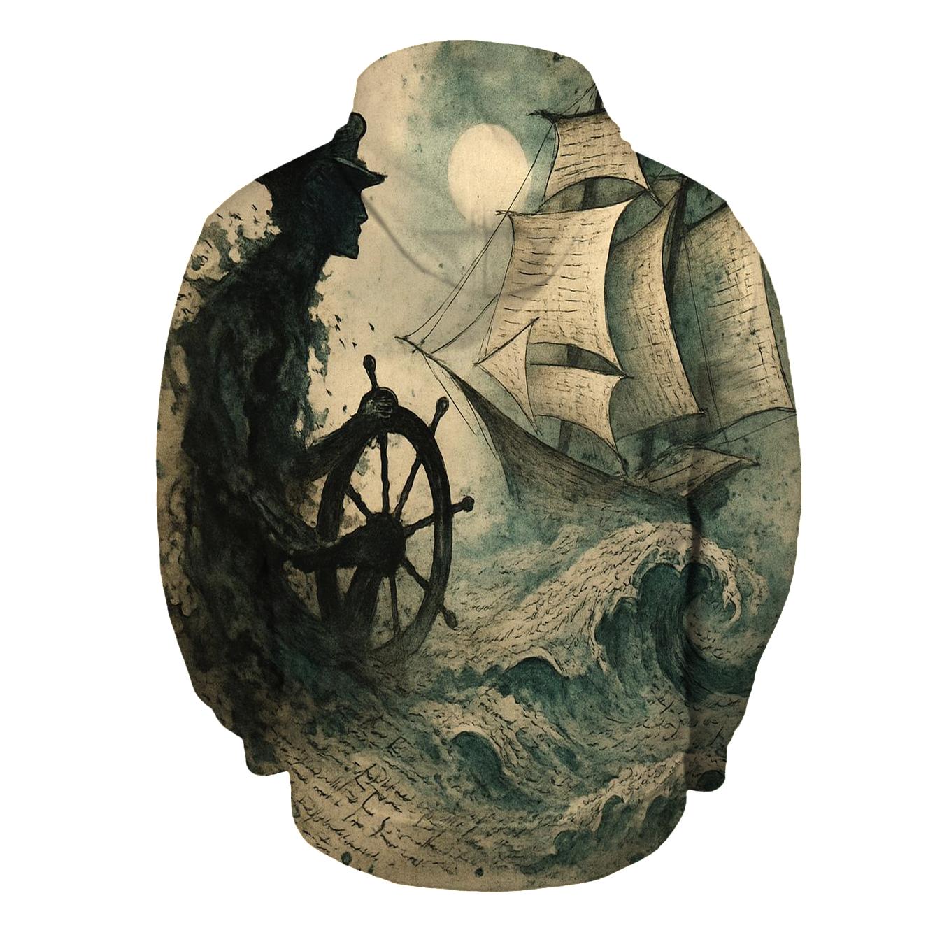 Inkbound Sea Captain embroidered hoodies