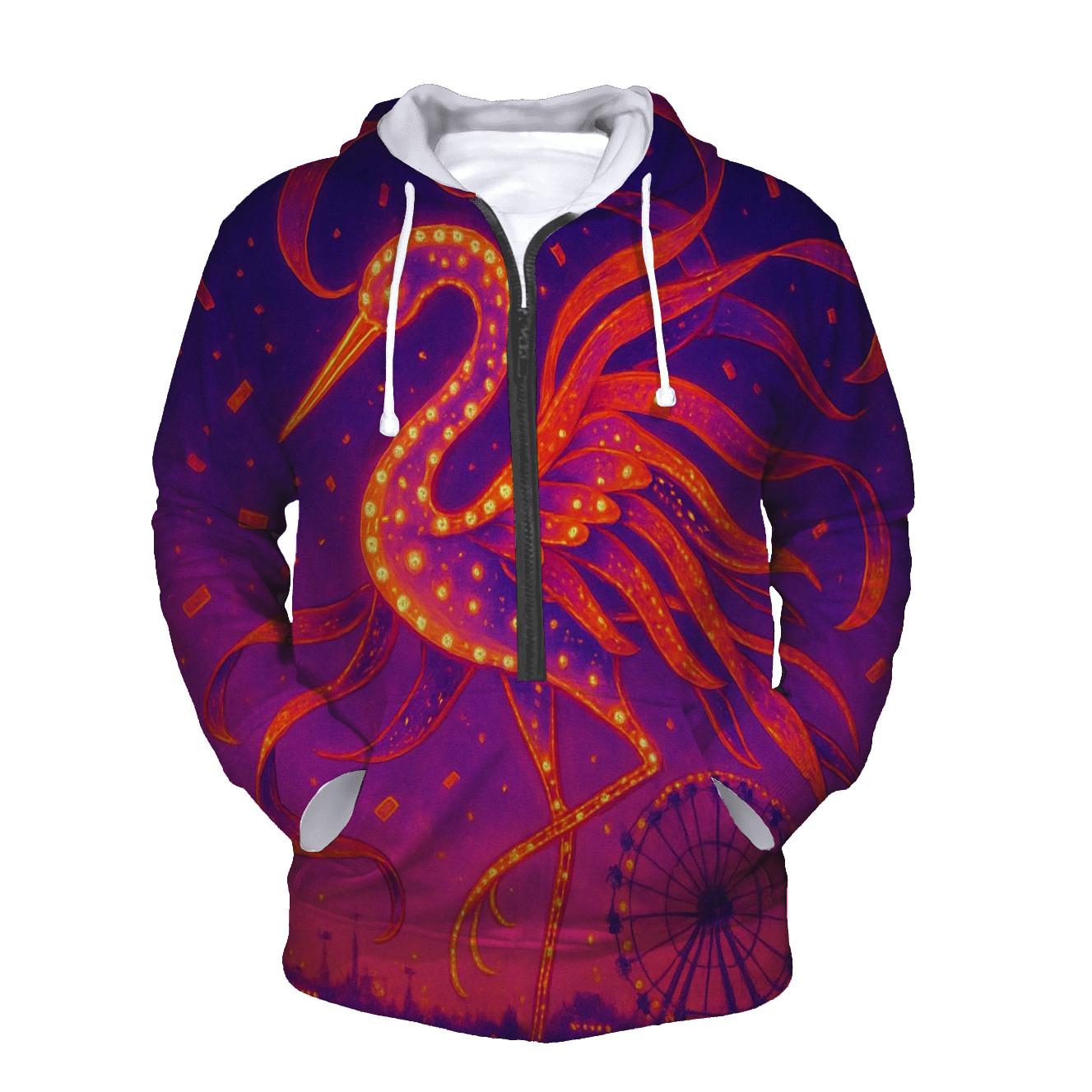 Violet Carnival Crane custom hoodies