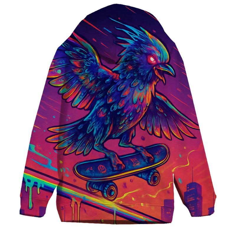 Neon Dream Skatebird hoodie styles