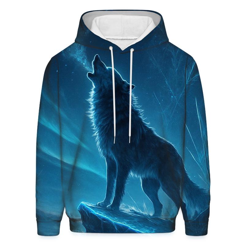 Subzero Neon Wolf graphic hoodies