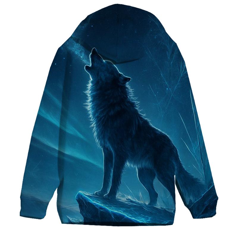 Subzero Neon Wolf graphic hoodies