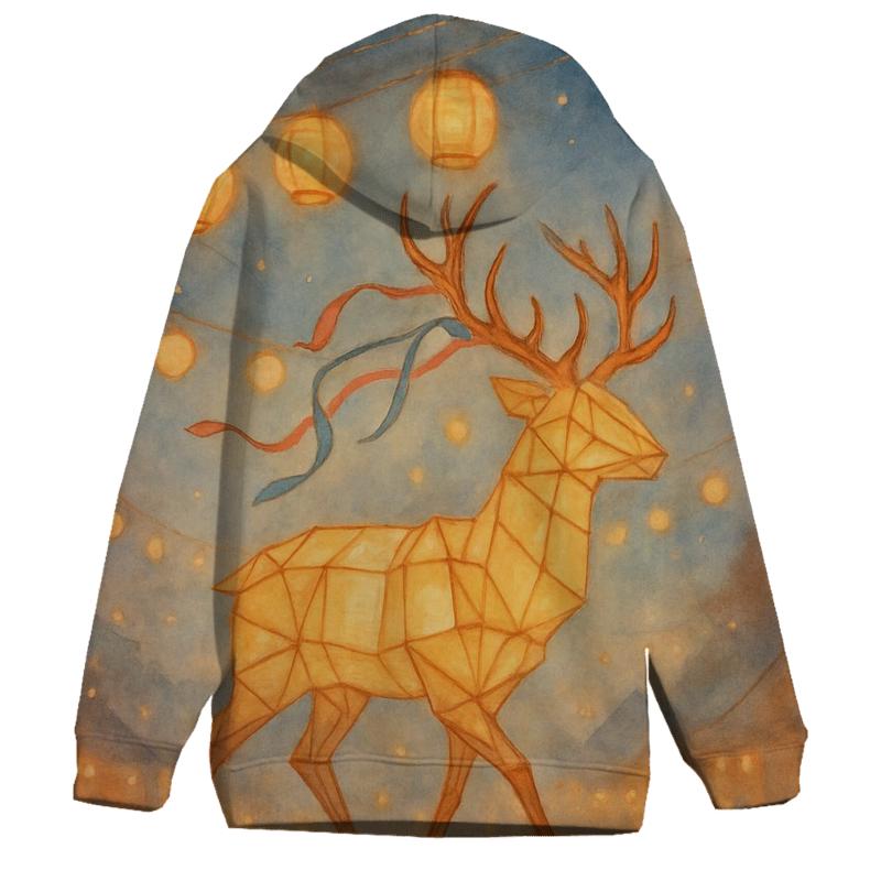 Paper Lantern Stag heavyweight hoodies