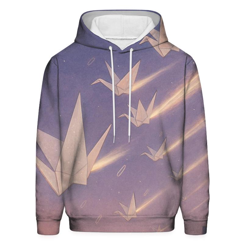 Comet Paper Crane Fleet hoodie styles