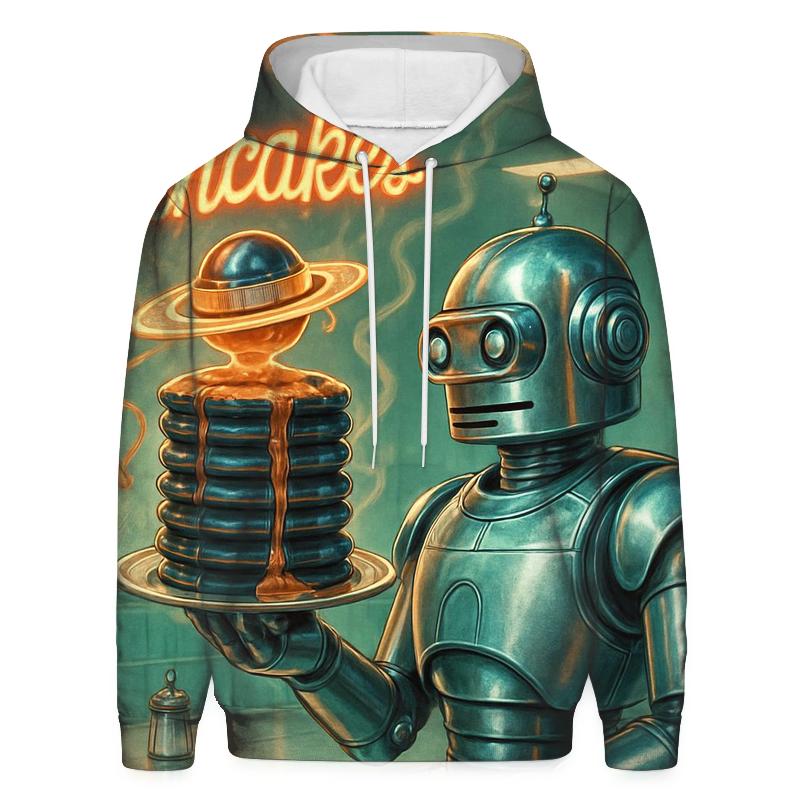 Mercury Diner Robot Waiter pullover hoodies
