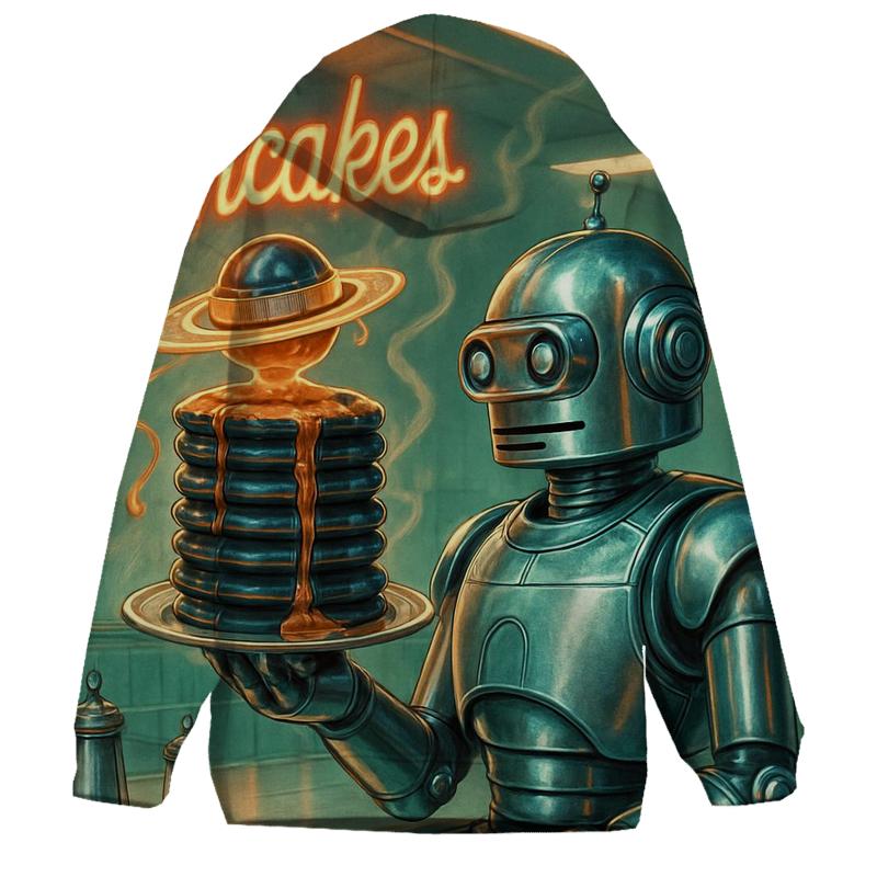 Mercury Diner Robot Waiter pullover hoodies