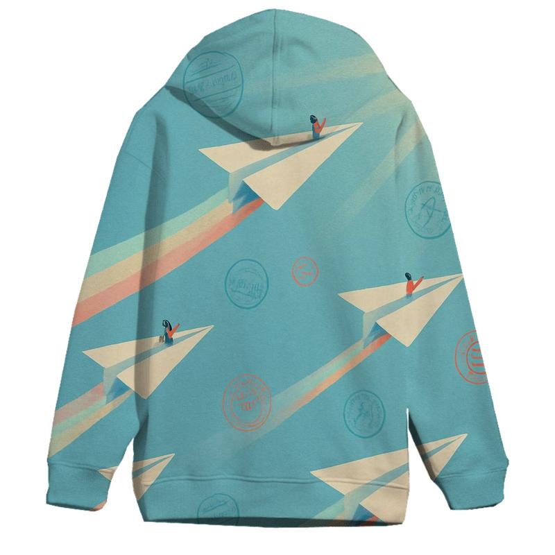 Paperplane Nebula Fleet hoodie designs