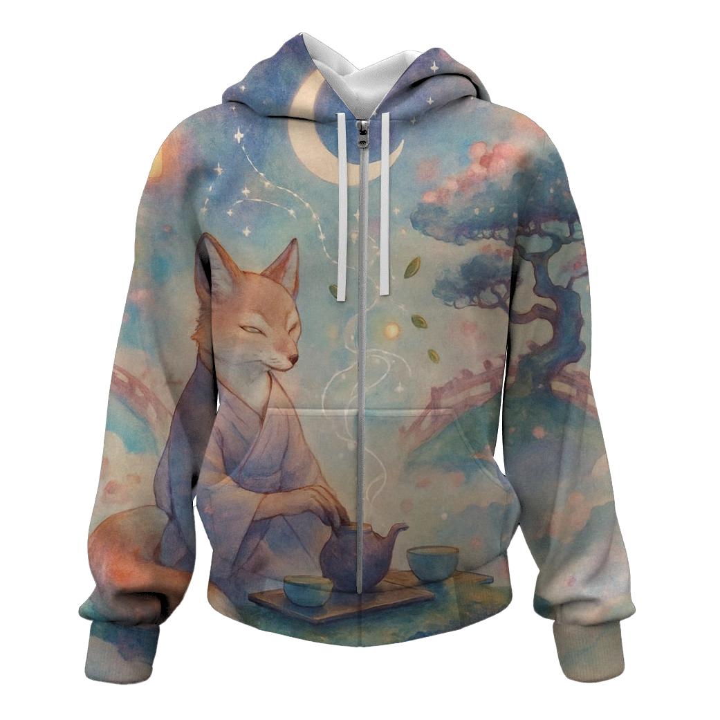 Starlit Tea Ceremony premium hoodies