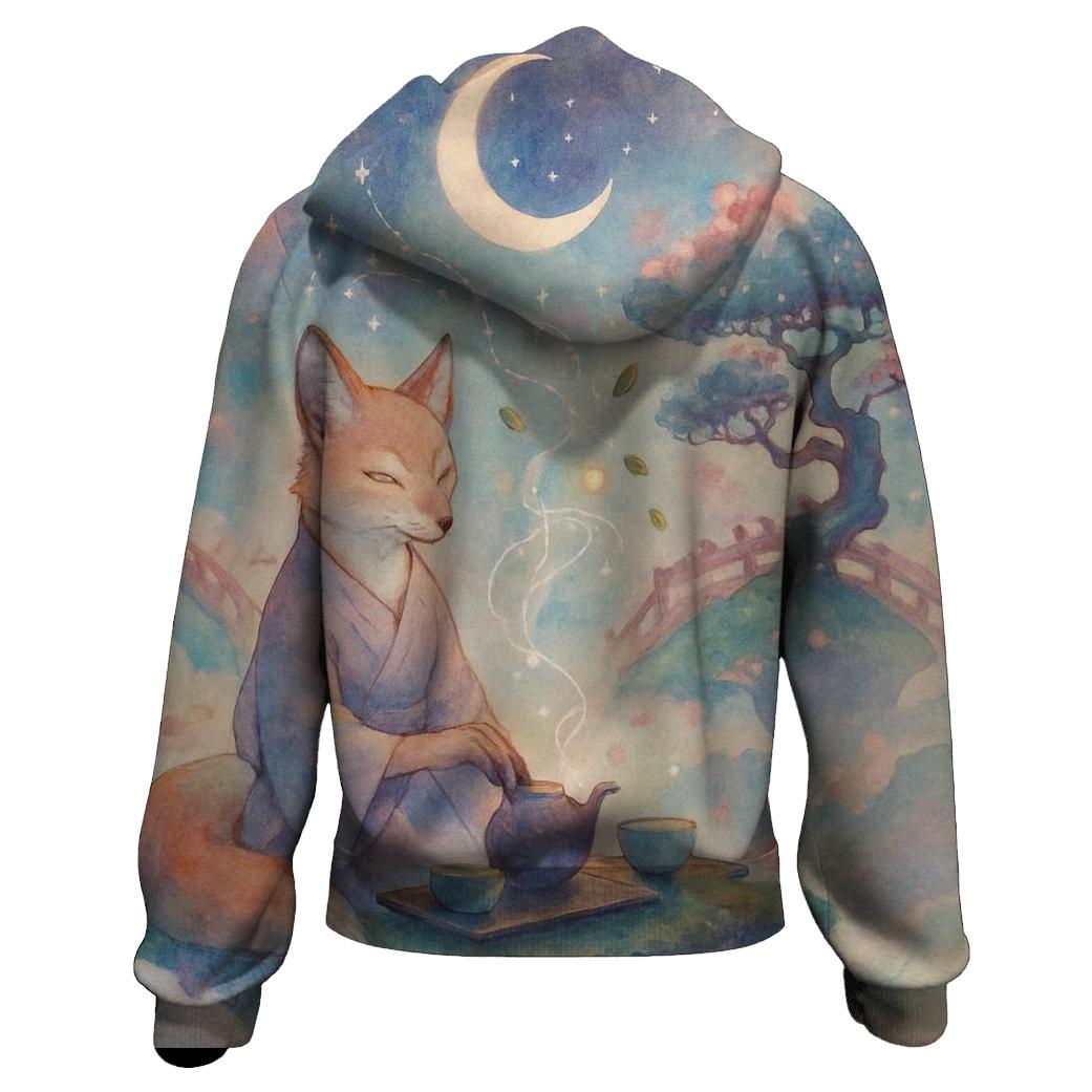 Starlit Tea Ceremony premium hoodies