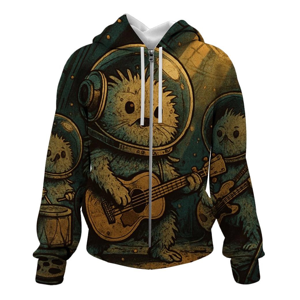 Dustbunny Astronaut Band custom hoodies