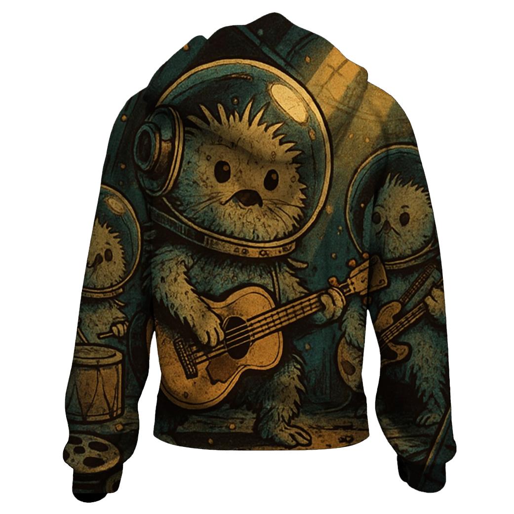 Dustbunny Astronaut Band custom hoodies