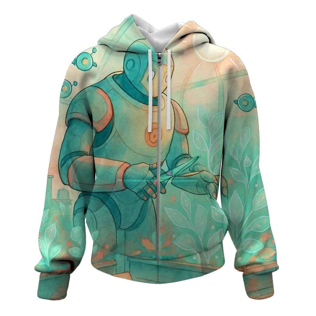 Hologram Gardener Golem designer hoodies
