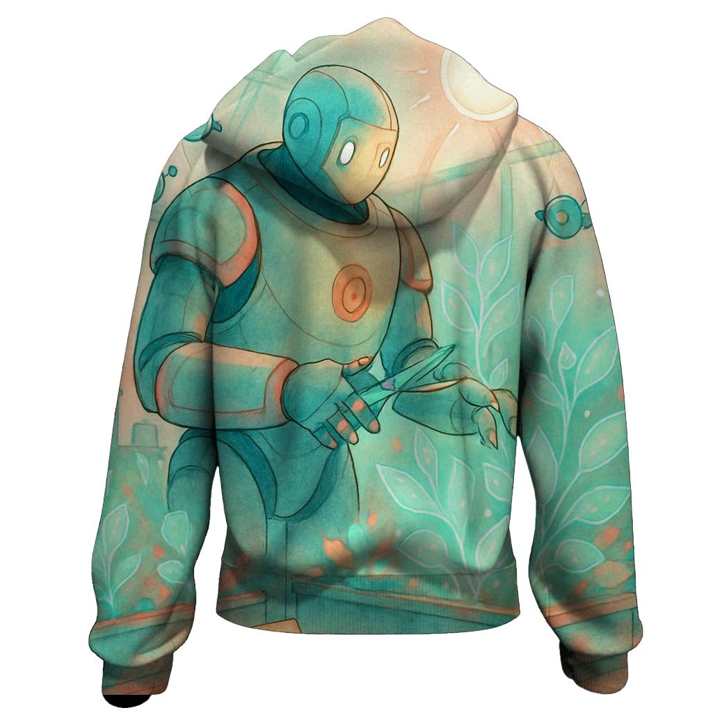 Hologram Gardener Golem designer hoodies