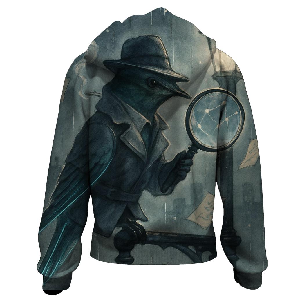 Glasswing Detective graphic hoodies