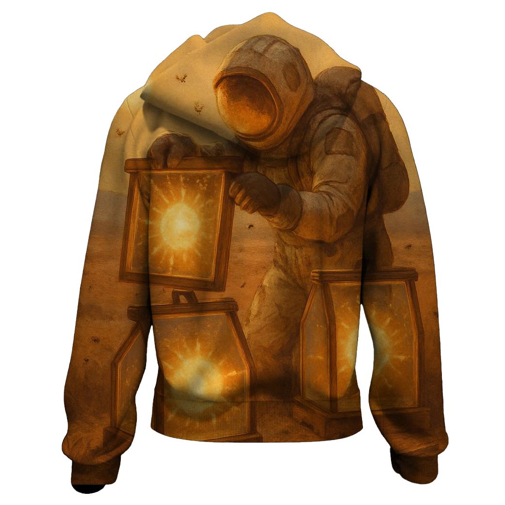 Rustic Starship Beekeeper graphic hoodies