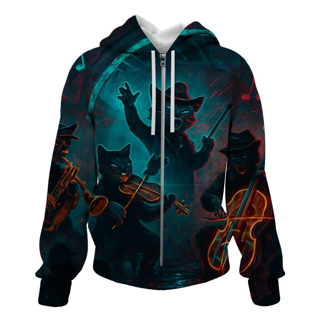 Chromatic Alley Orchestra graphic hoodies