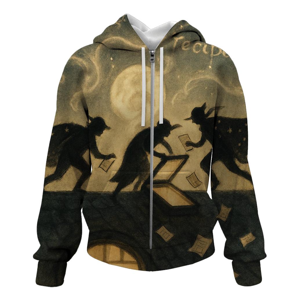 Silhouette Tea Bandits graphic hoodies