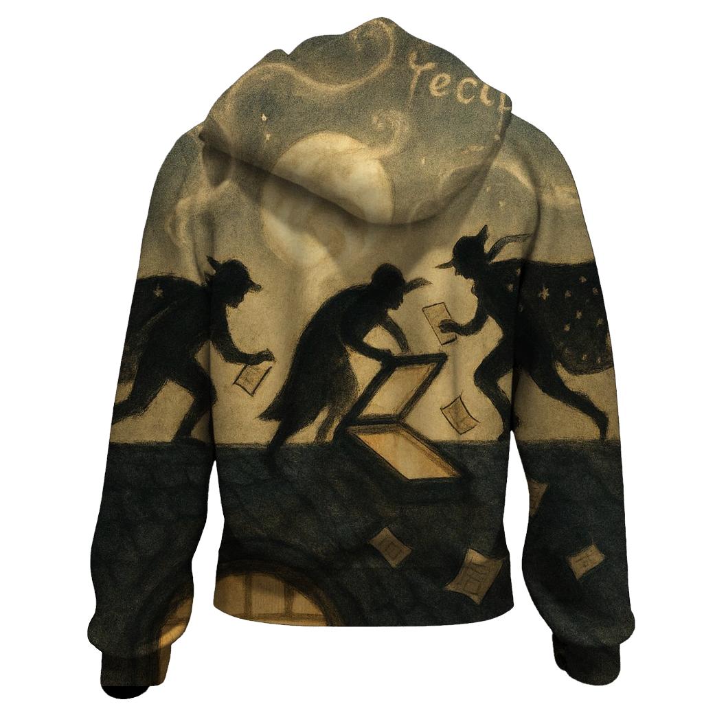 Silhouette Tea Bandits graphic hoodies