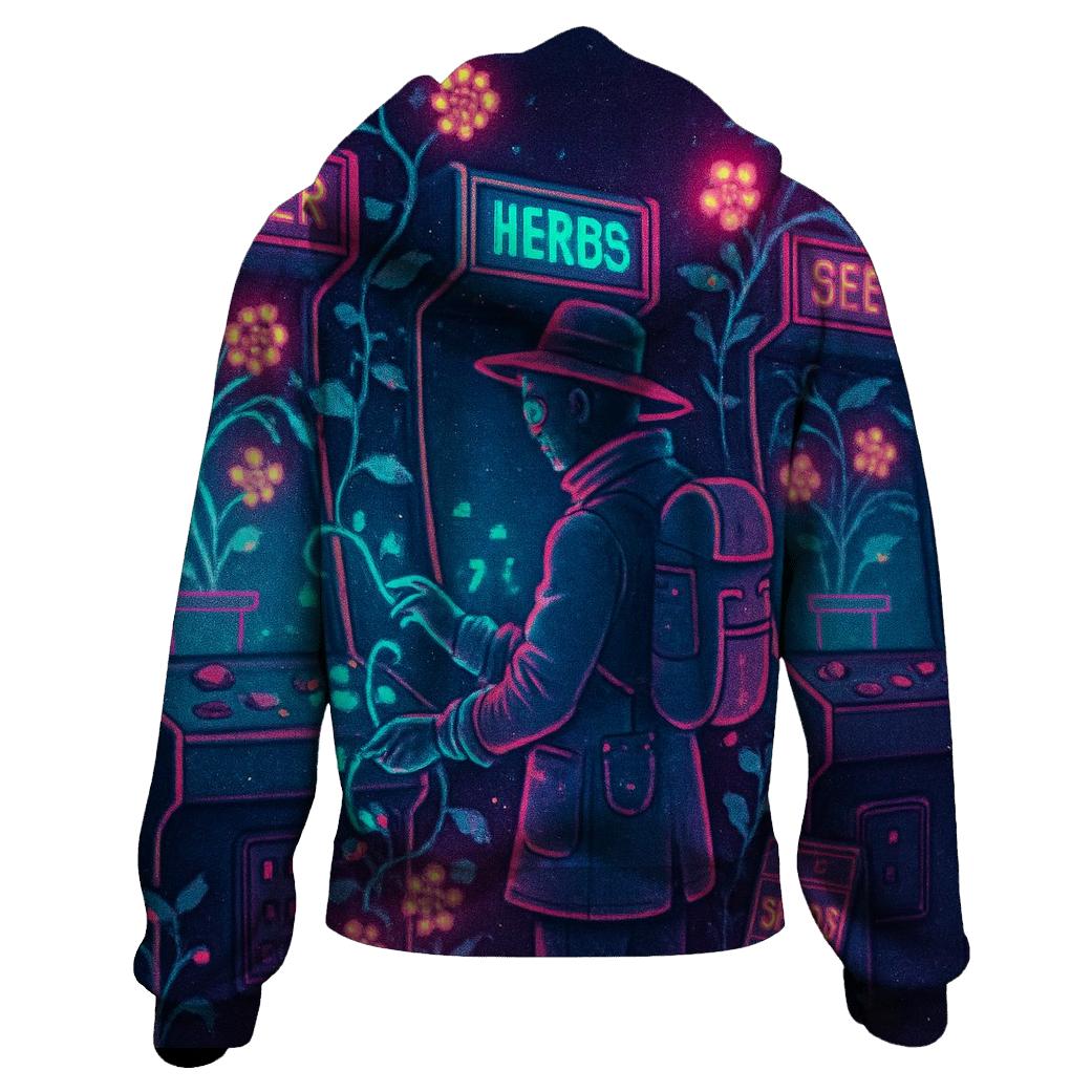 Lucid Arcade Botanist hoodie styles